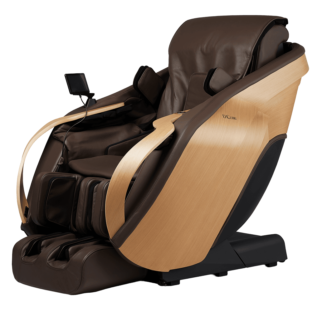 Silón de masaje japonés D.Core Cirrus 2 cuero natural