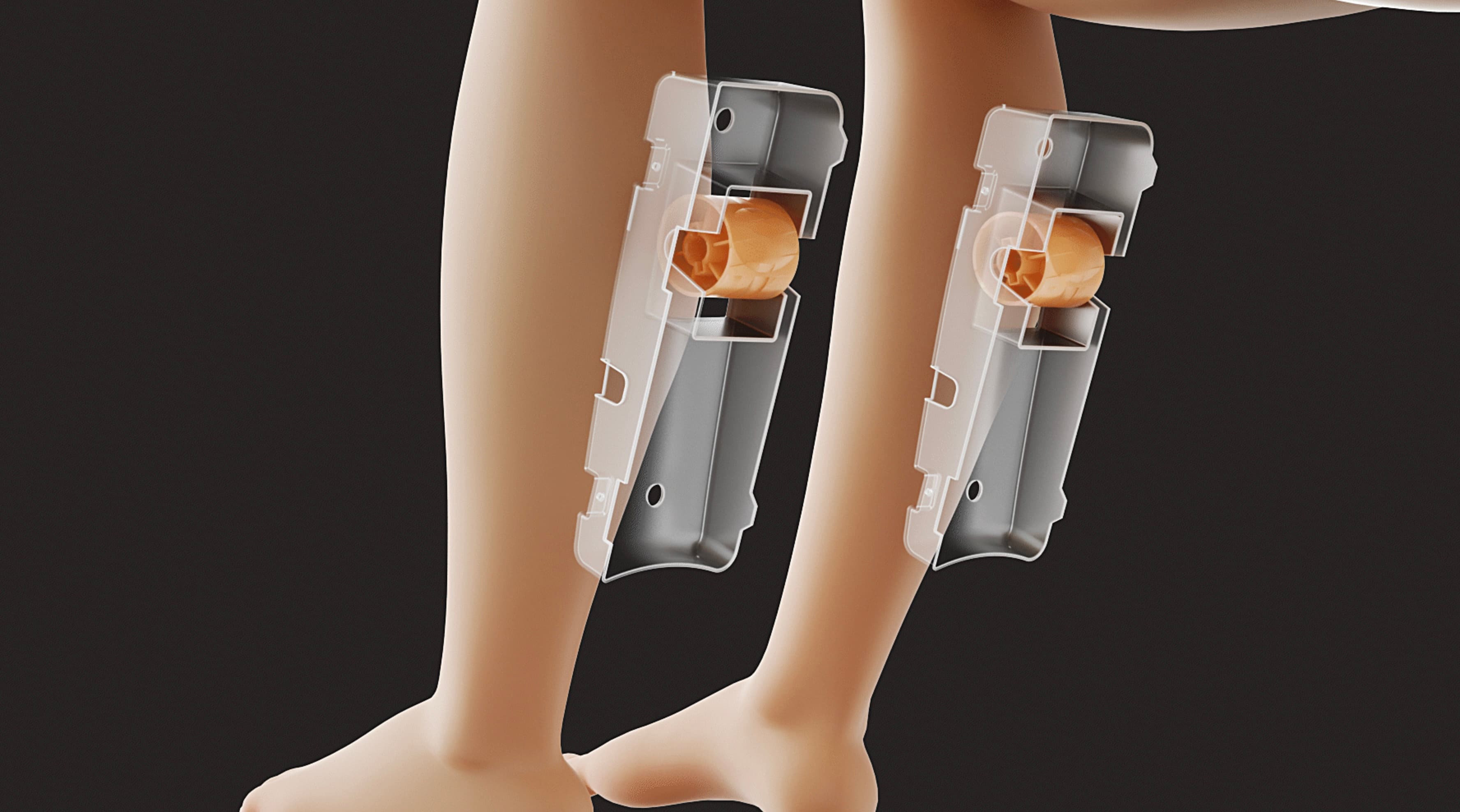 Amasado de gemelos con rodillos.