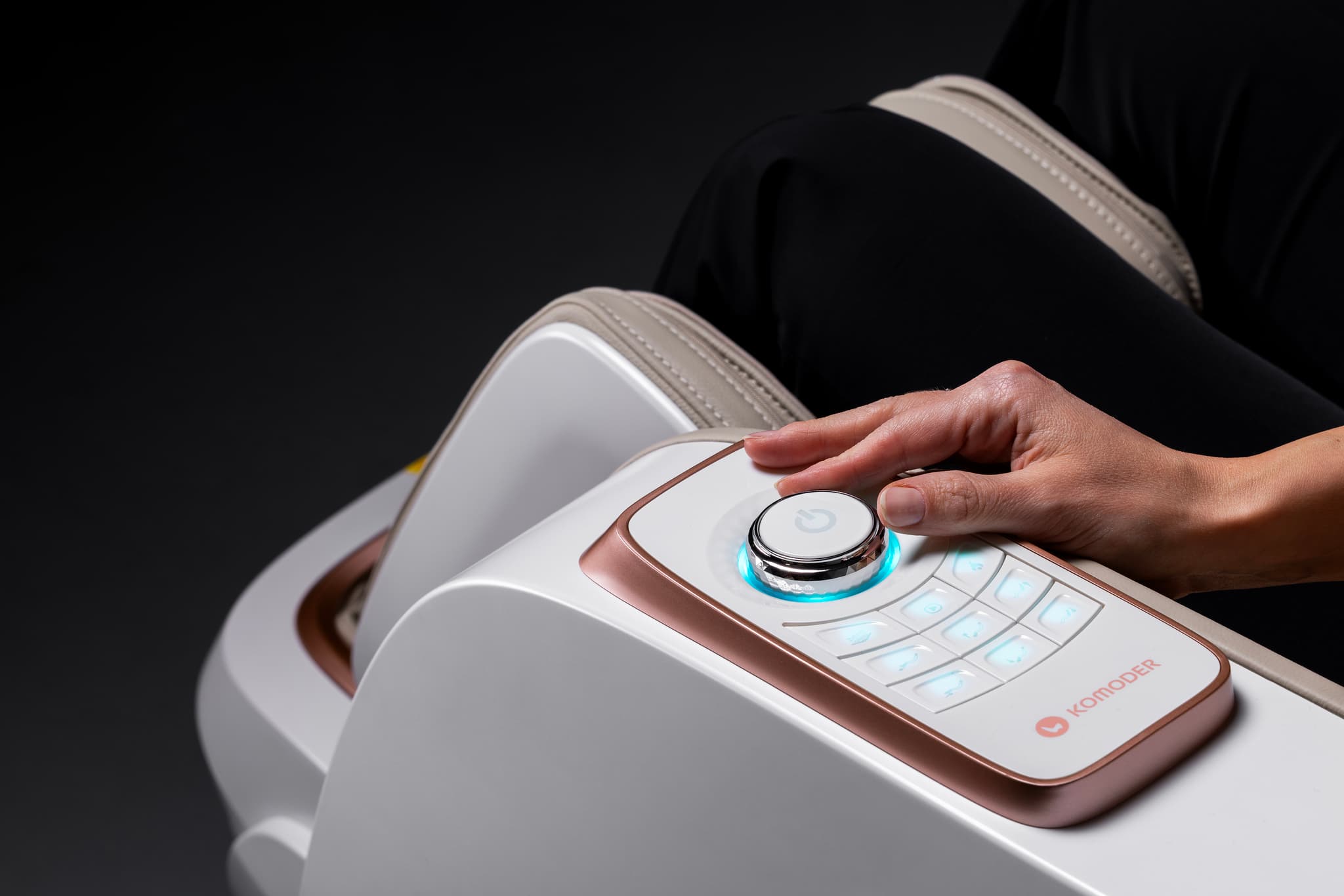 Botones rápidos. Joystick para la intensidad