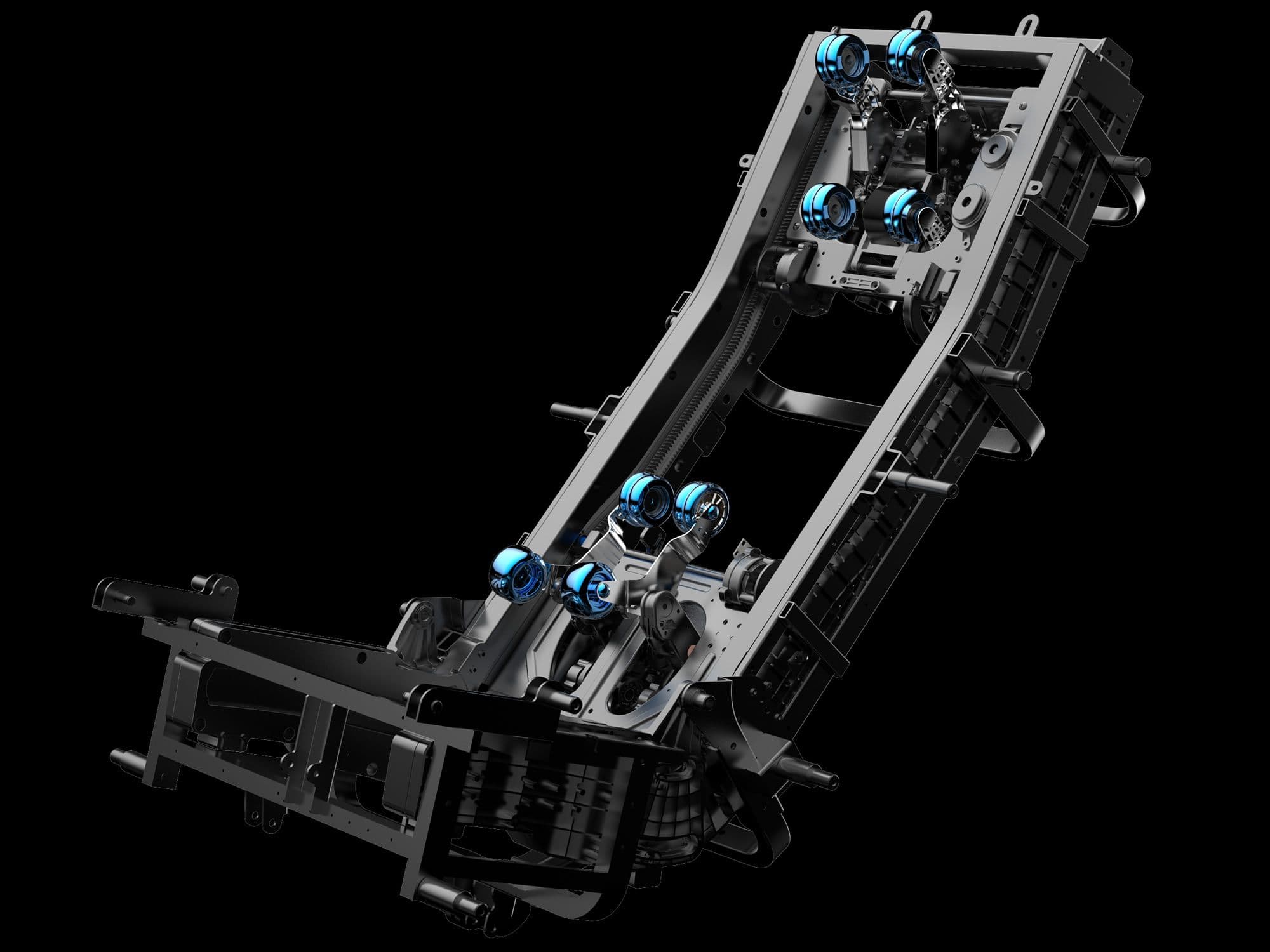 Sistema de masaje único de doble carril