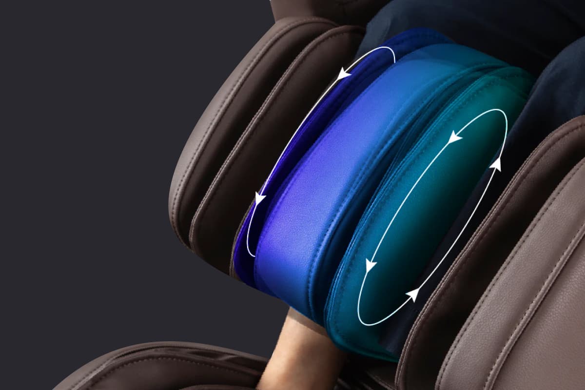 OPERA PLUS está equipado con una función de amasado de gemelos.