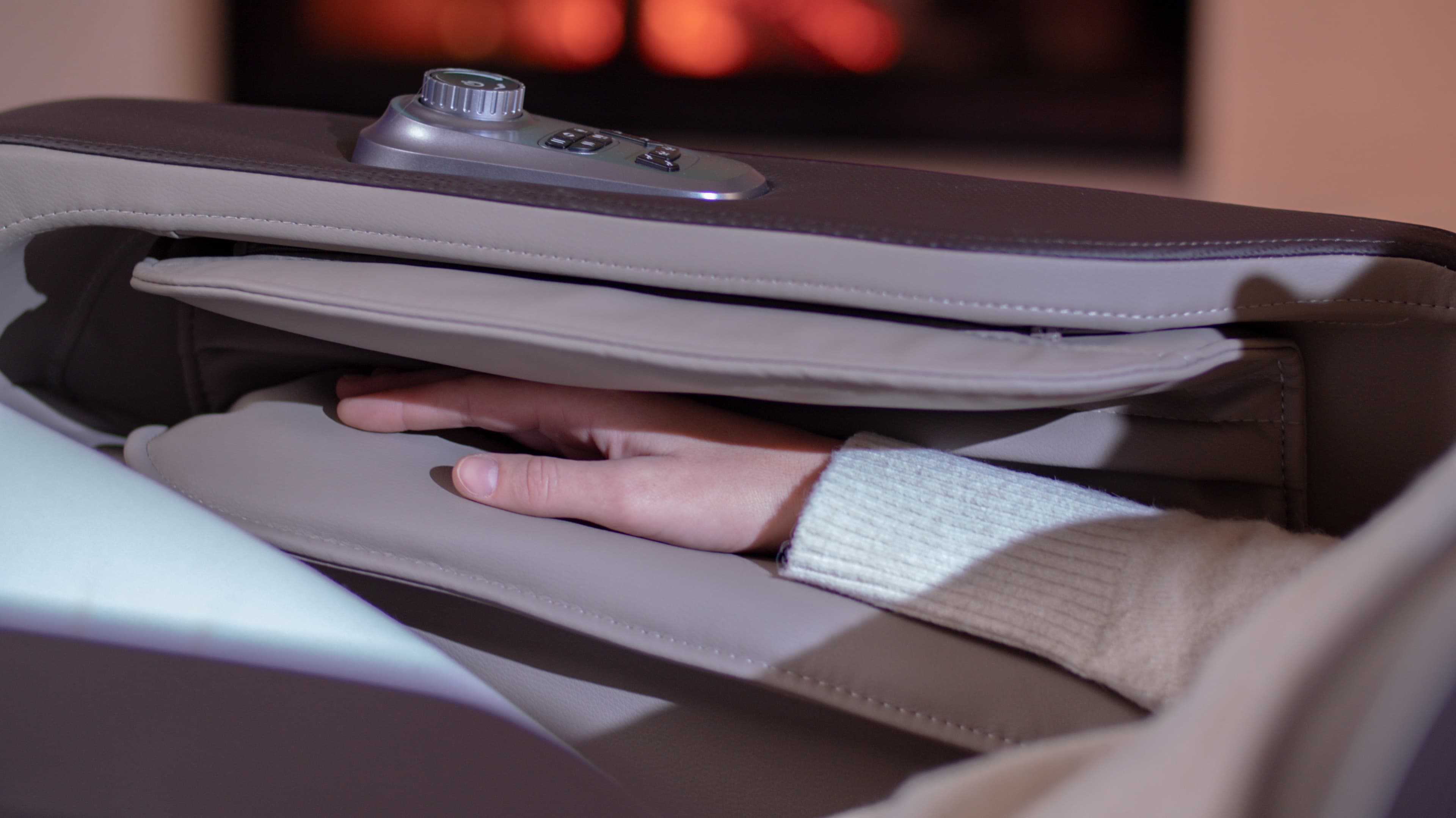 Masaje de brazos con airbags